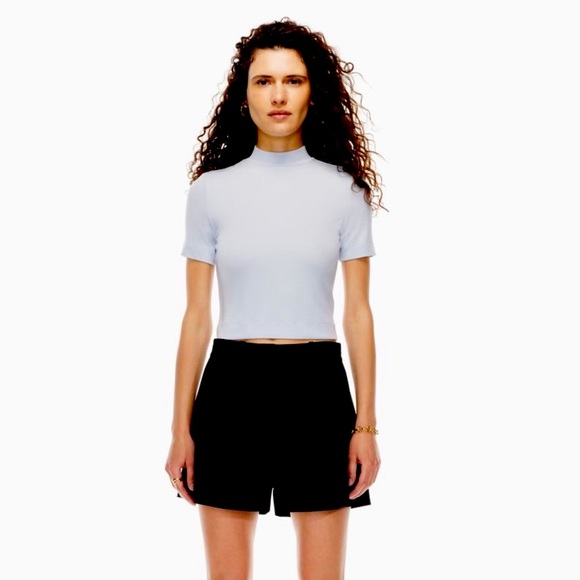 Babaton Gonzalo mock neck t shirt - Picture 1 of 5